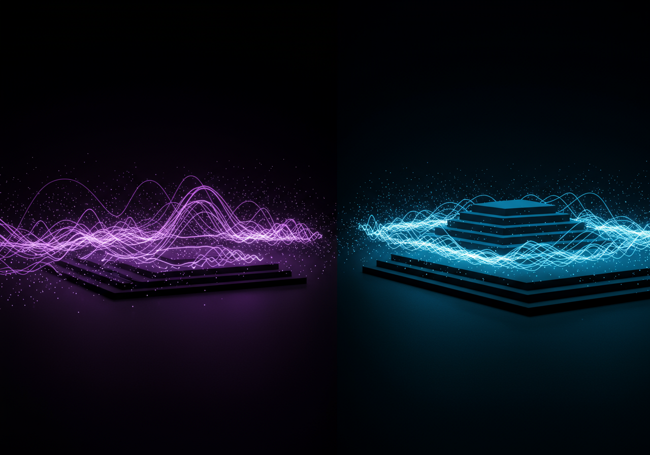 Abstract visualization of input to structured output transformation