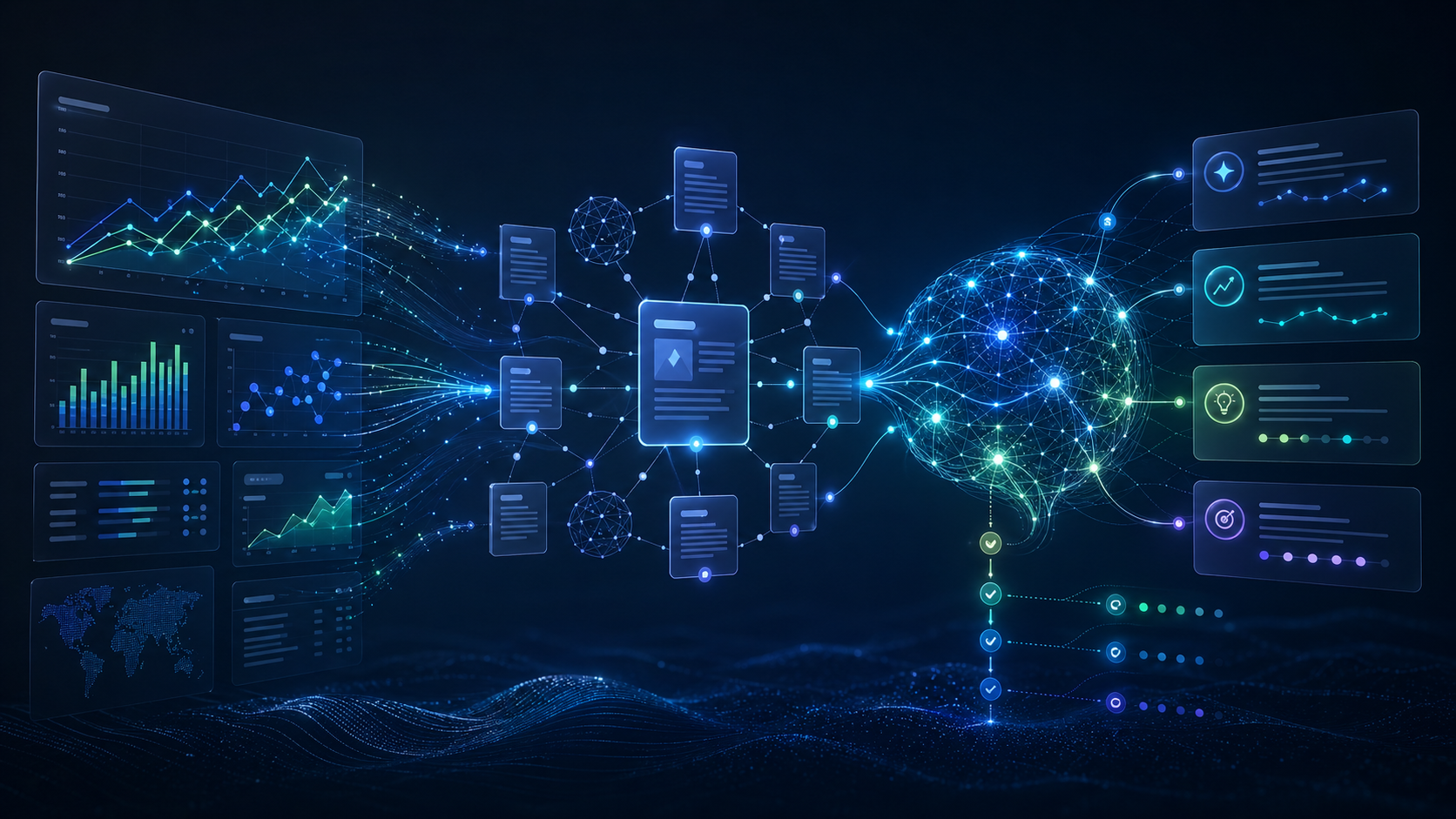 Visual of Search Console transformed into a living intelligence layer